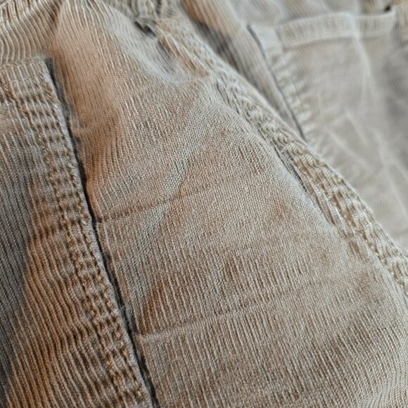 J Crew Pants Men 32x32 Beige Tan Corduroy 484 Slim Casual Normcore Minimal Basic - Picture 8 of 12